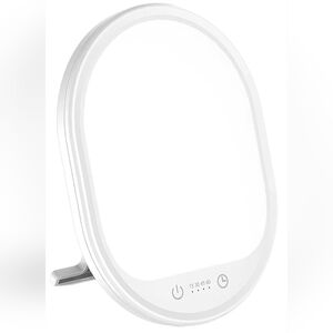 Light Therapy Lamp - White - Compact UV-Free LED